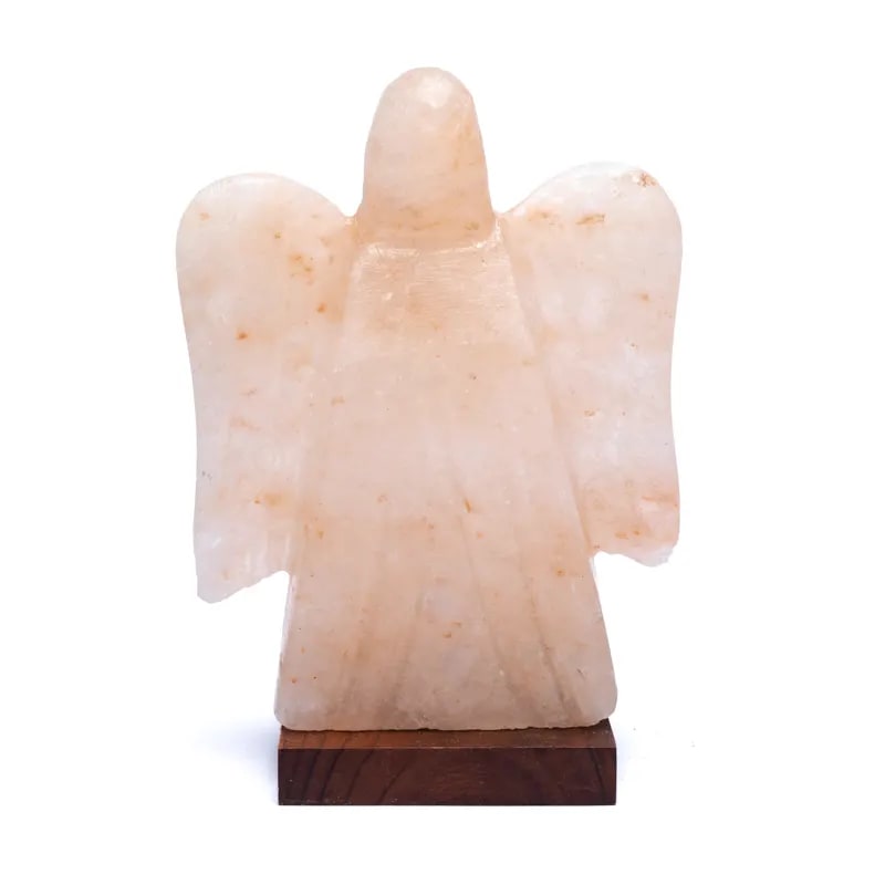 Salt Lamp Angel With Cable And Led