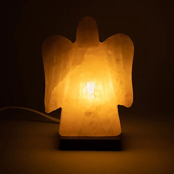 Salt Lamp Angel With Cable And Led