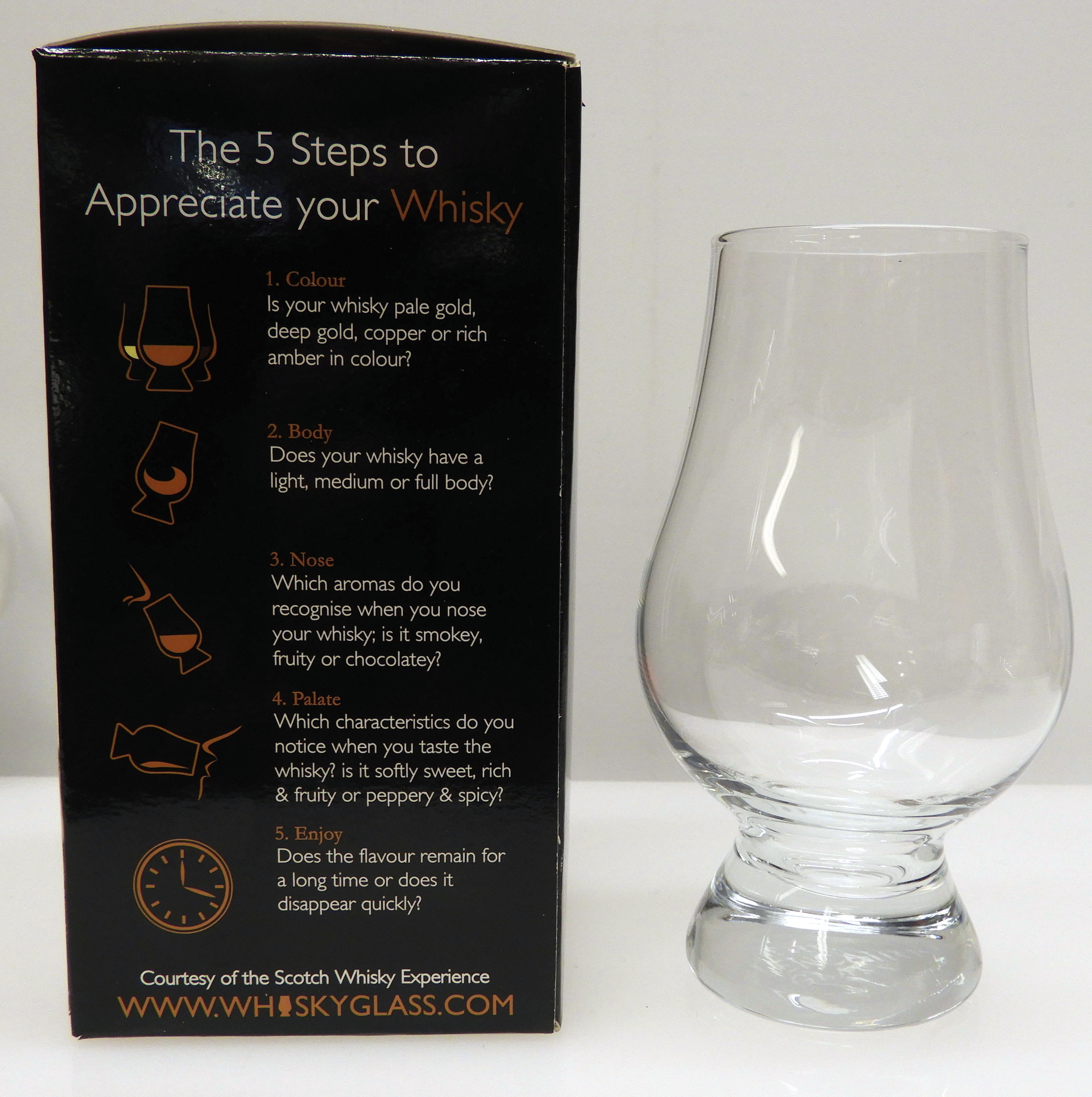 Whisky glas Glencairn 18 cl, Whisky provarglas
