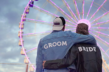Tygmärke | "Groom" | Vit -1