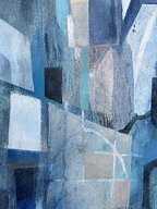 "Blue Honeymoon 1" tavla akryl orginal