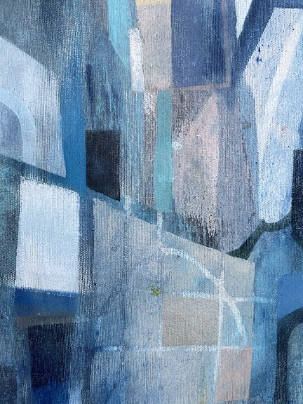 "Blue Honeymoon 1" tavla akryl orginal