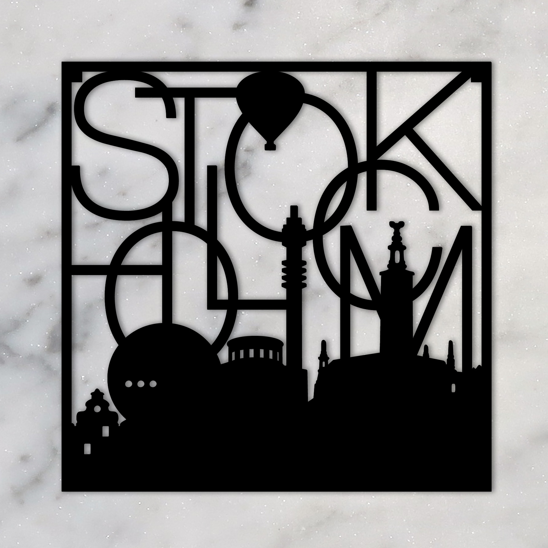 CITY TRIVET STOCKHOLM SILUETT