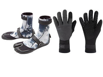 Prolimit gloves 3mm and Billabong 5mm neopren shoes