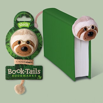 Läskompis : Book-Tails Bookmark Sloth - Plyschbokmärke Sengångare