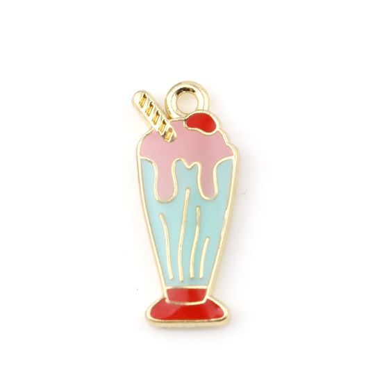 Charm -  Enameld  Drink, Milkshake
