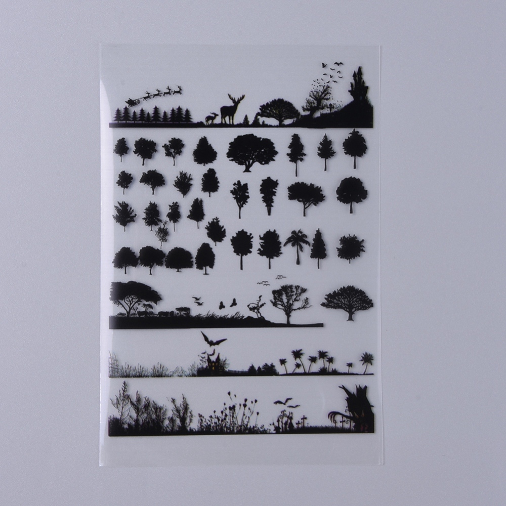 PVC- stickers till Resin , Cabochon m.m.  Djur & träd