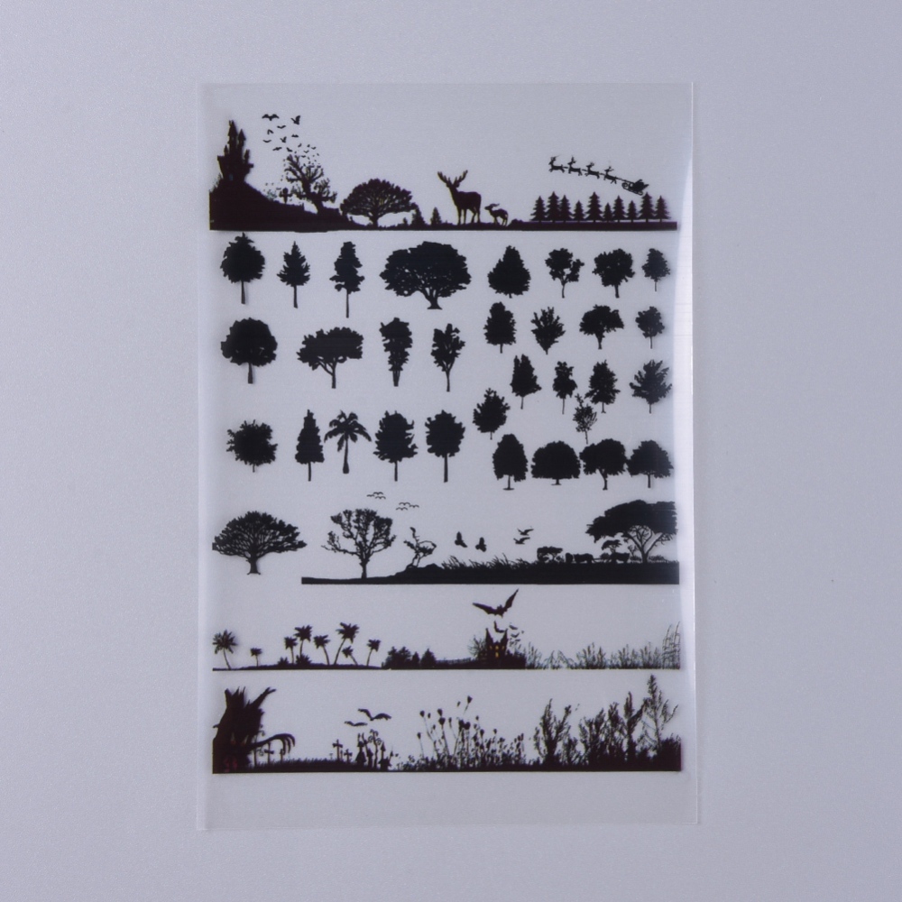 PVC- stickers till Resin , Cabochon m.m.  Djur & träd - 2