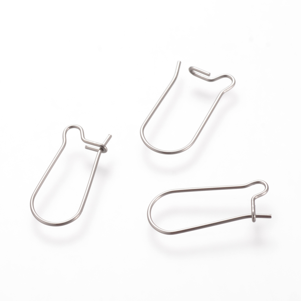 Earhooks Stainless Steel, 1 pair