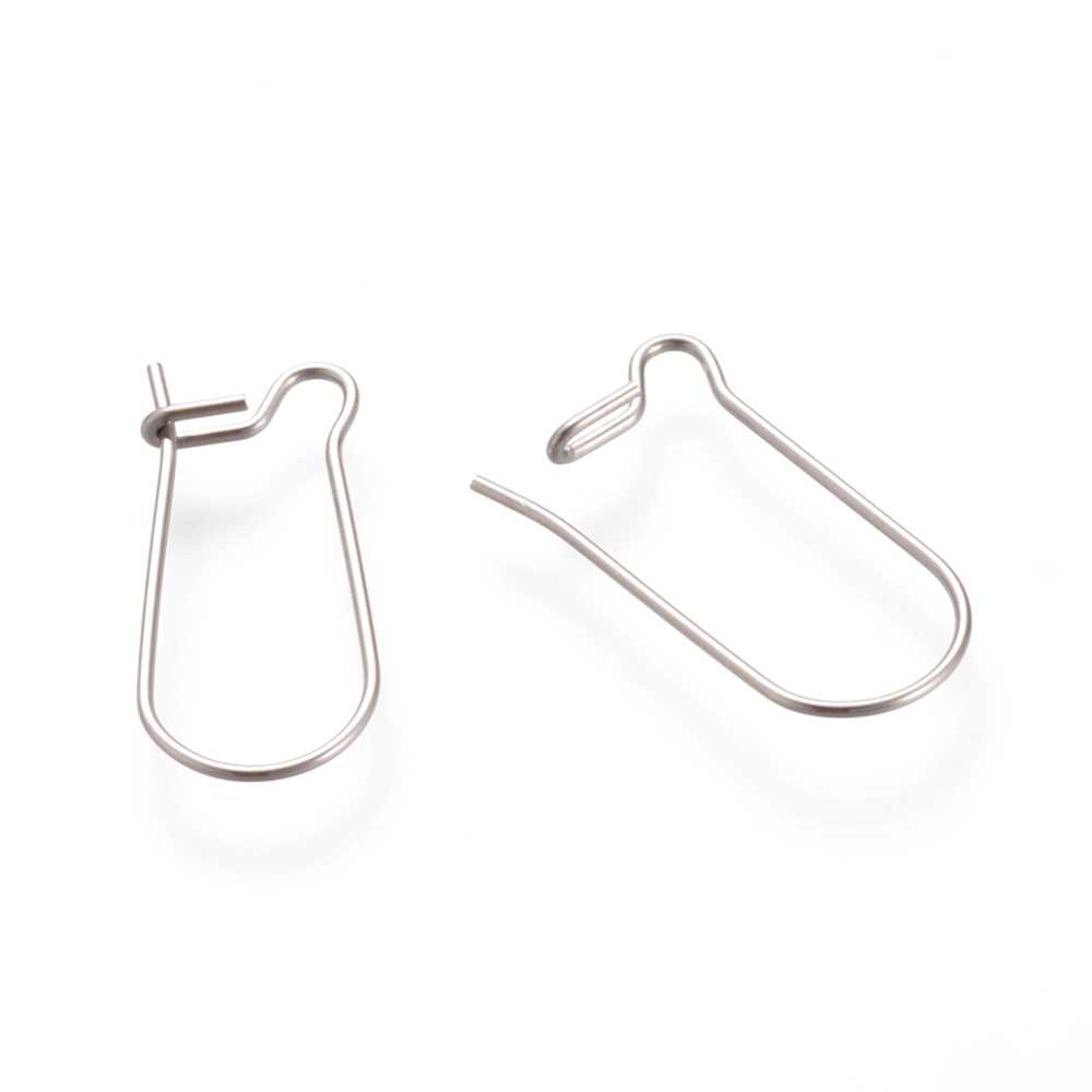 Earhooks Stainless Steel, 1 pair - 2