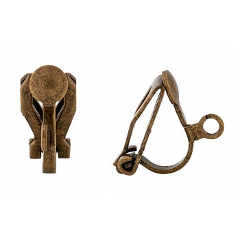 Örhängesämne - Clips , Brons