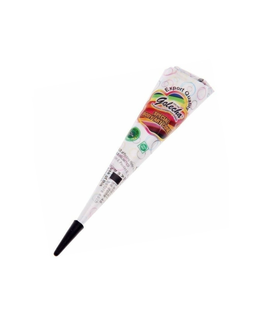 Henna natural temporary tattoo - White