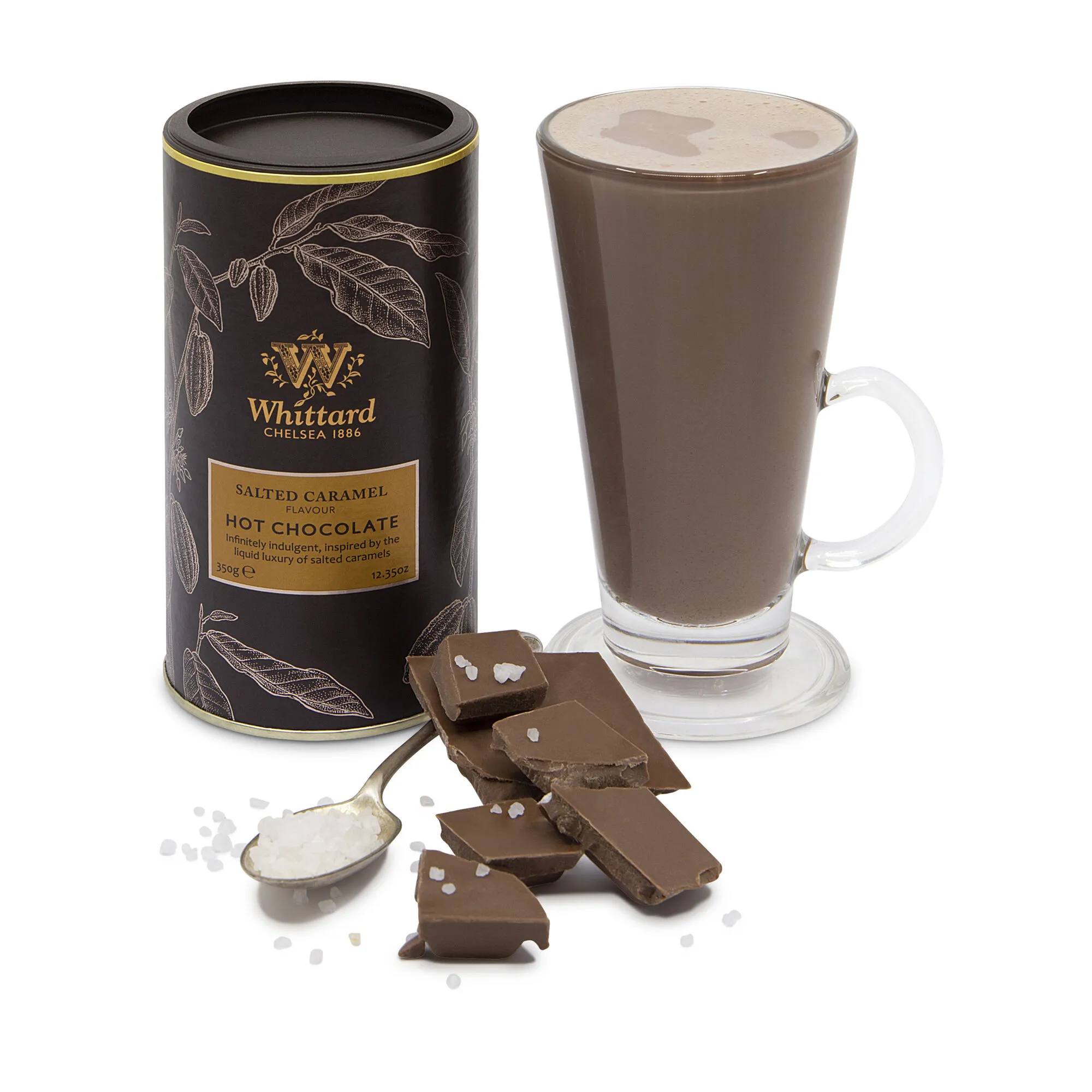 Whittard - Salted Caramel Hot Chocolate ljus 36% choklad - 2
