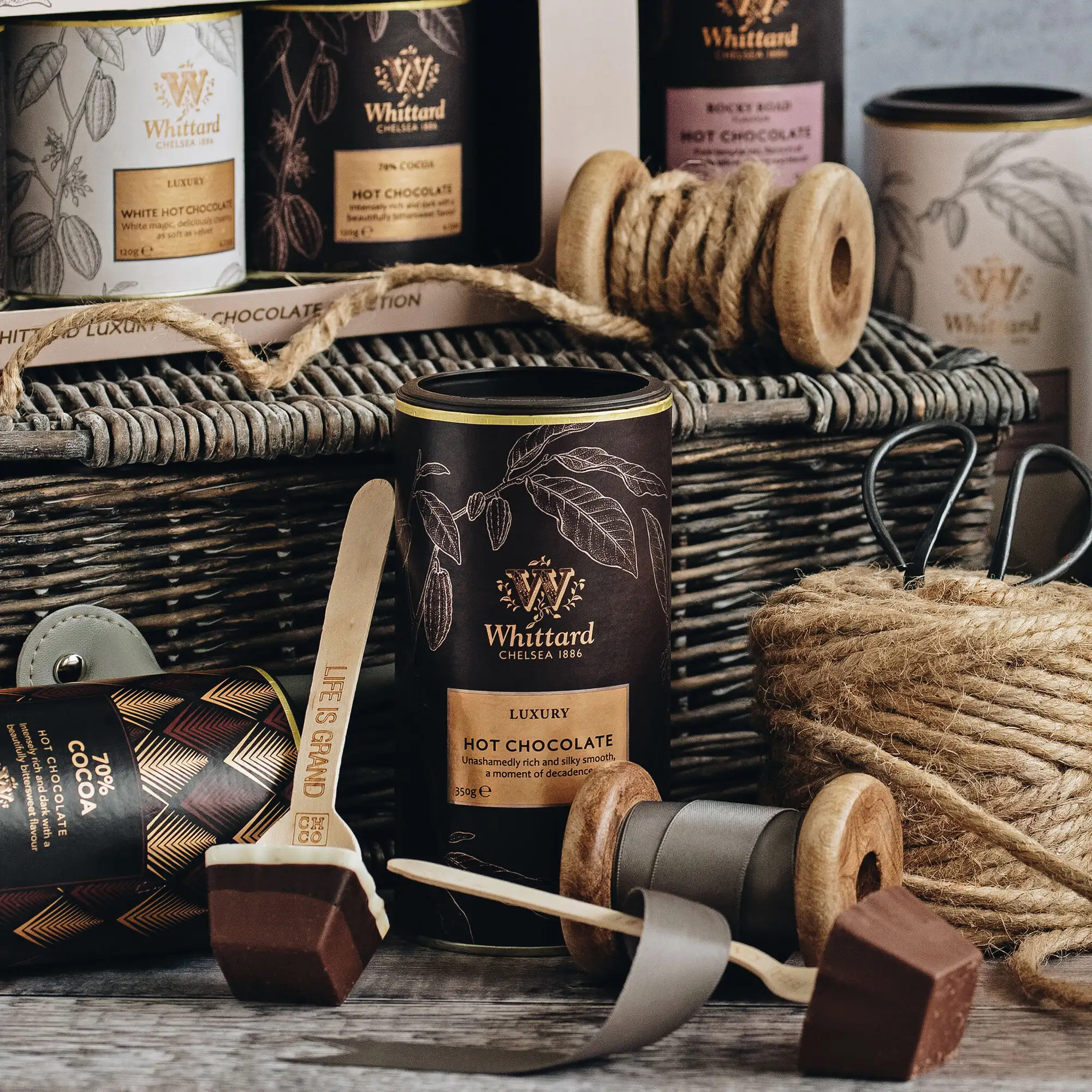Whittard - Luxury Hot Chocolate ljus 39% choklad - 6
