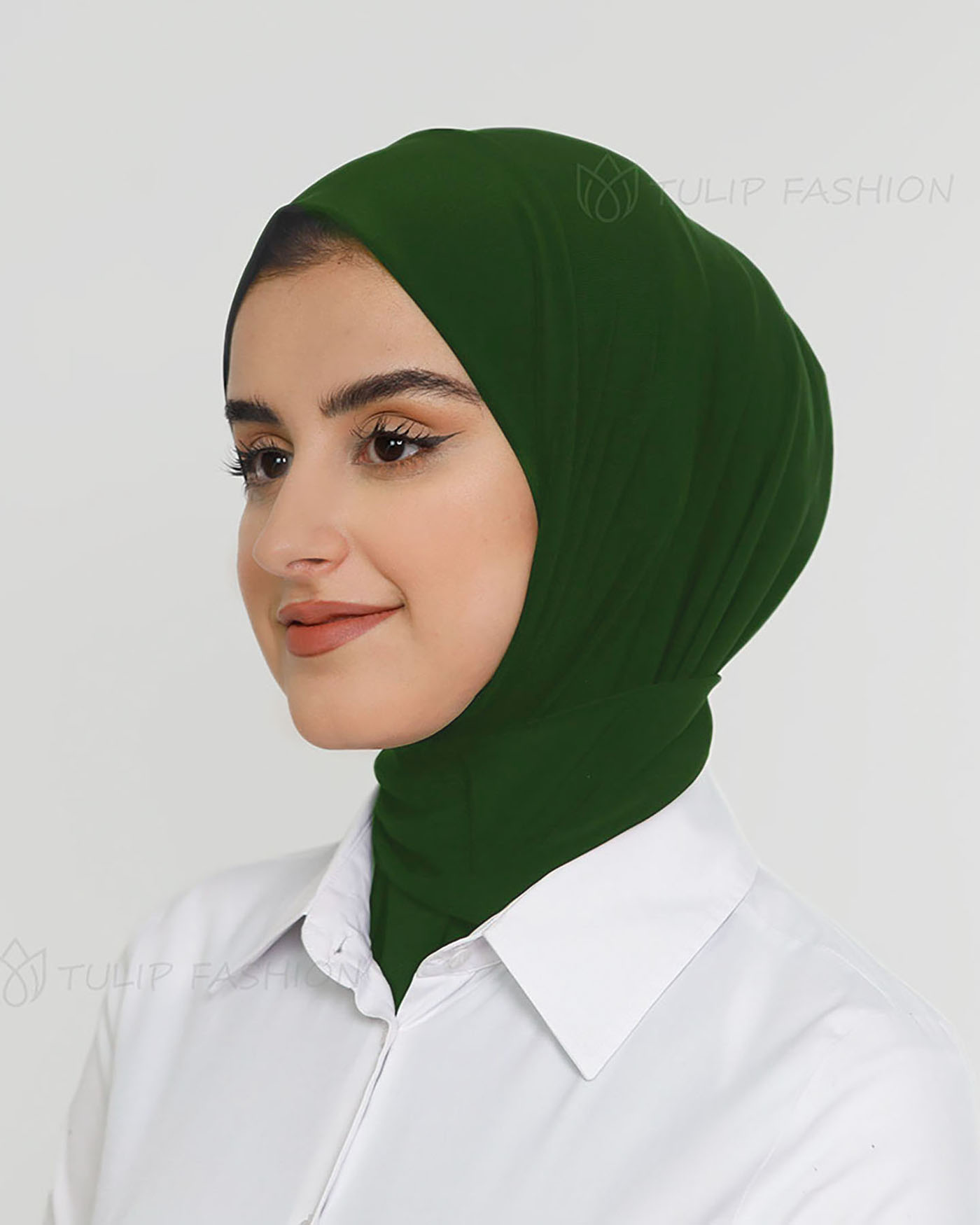 Al Amira Instant Hijab - Dark Green