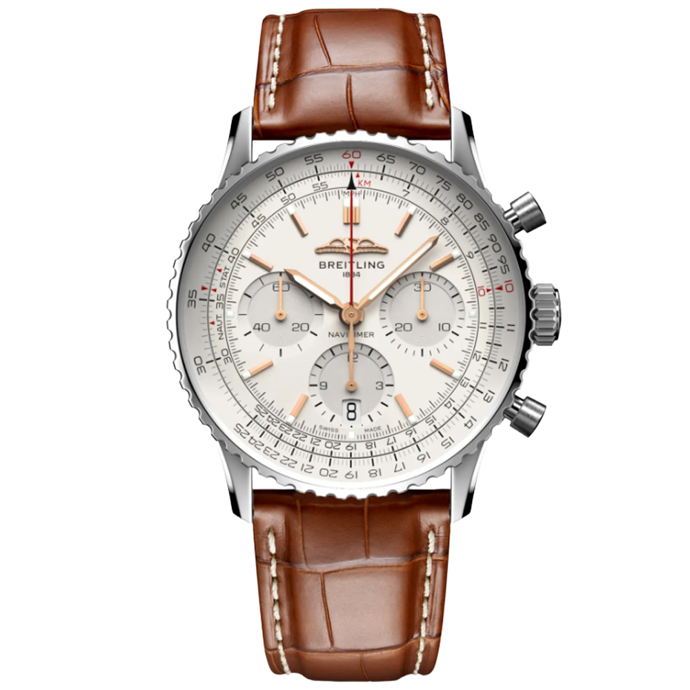 Breitling AB0139211G1P1 Breitling Navitimer B01 Chronograph 41 silver