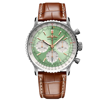 Breitling AB0139211L1P1 Breitling Navitimer B01 Chronograph 41 mintgrön