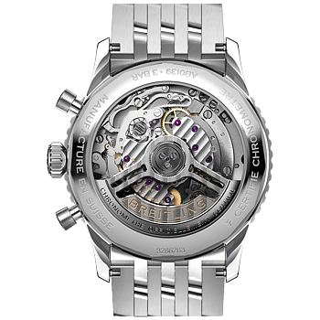Breitling AB0139241C1A1 Breitling Navitimer B01 Chronograph 41 blå baksida