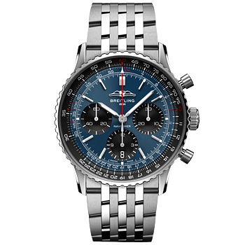 Breitling AB0139241C1A1 Breitling Navitimer B01 Chronograph 41 blå