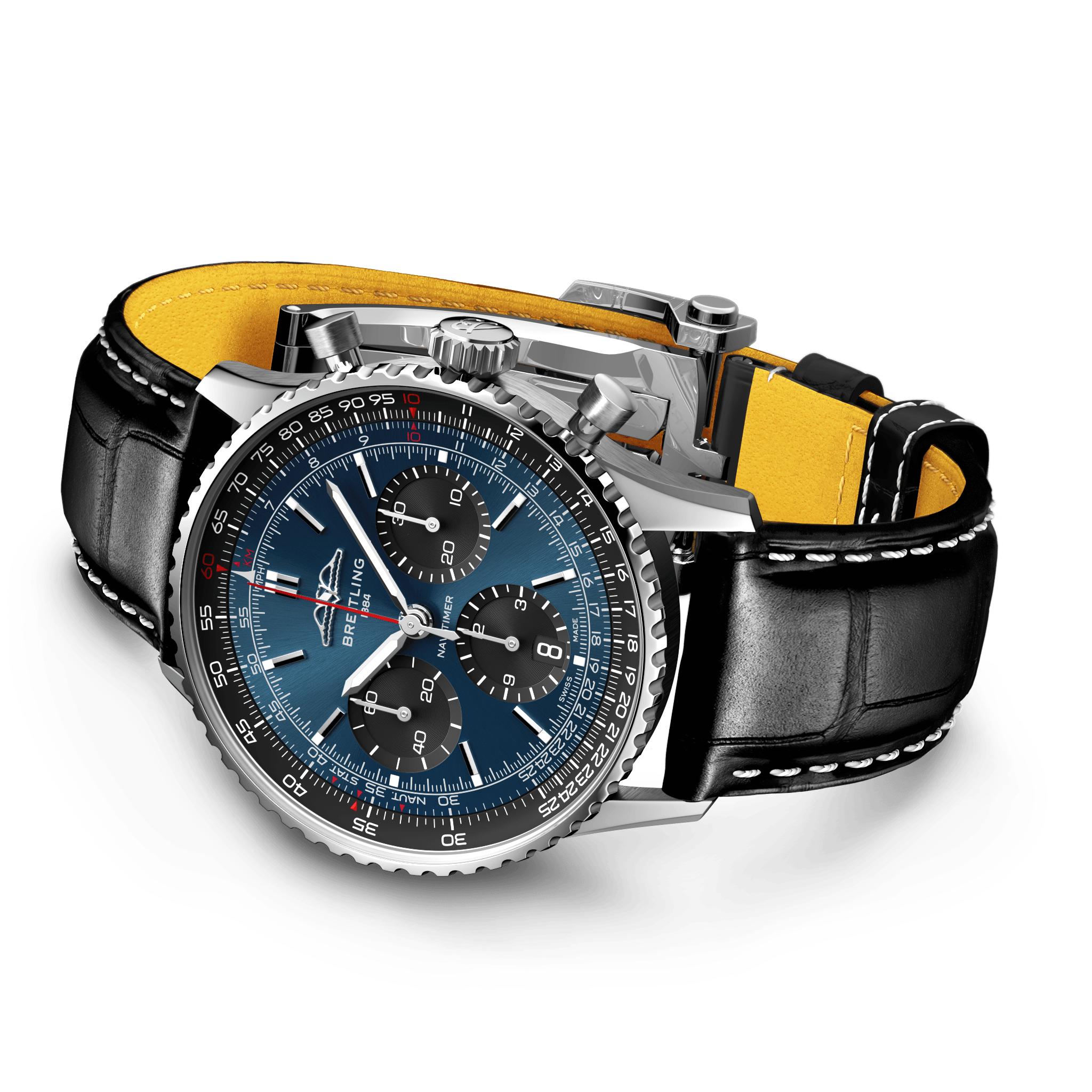 Breitling AB0139241C1P1 Breitling Navitimer B01 Chronograph 41 blå