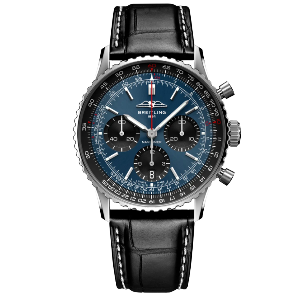 Breitling AB0139241C1P1 Breitling Navitimer B01 Chronograph 41 blå