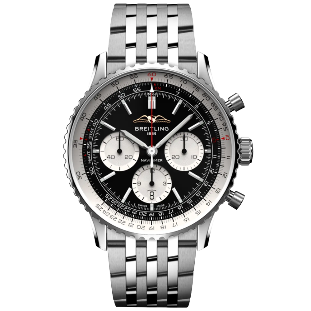 Breitling AB0138211B1A1 Breitling Navitimer B01 Chronograph 43 svart