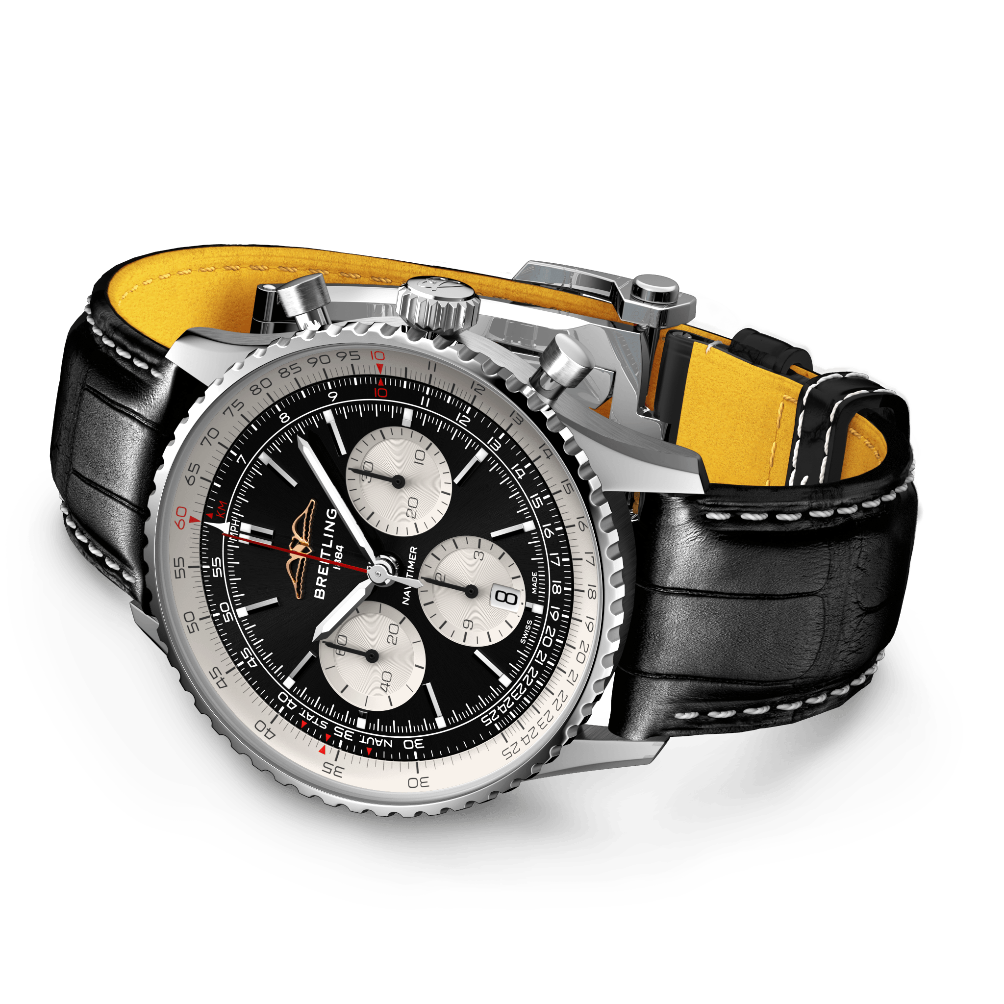 Breitling AB0138211B1P1 Breitling Navitimer B01 Chronograph 43 svart