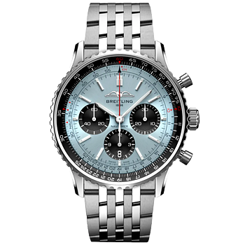Breitling AB0138241C1A1 Breitling Navitimer B01 Chronograph 43 isblå