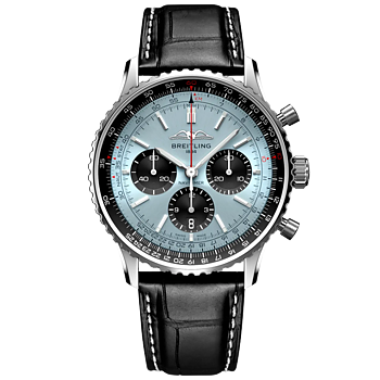 Breitling AB0138241C1P1 Breitling Navitimer B01 Chronograph 43 isblå