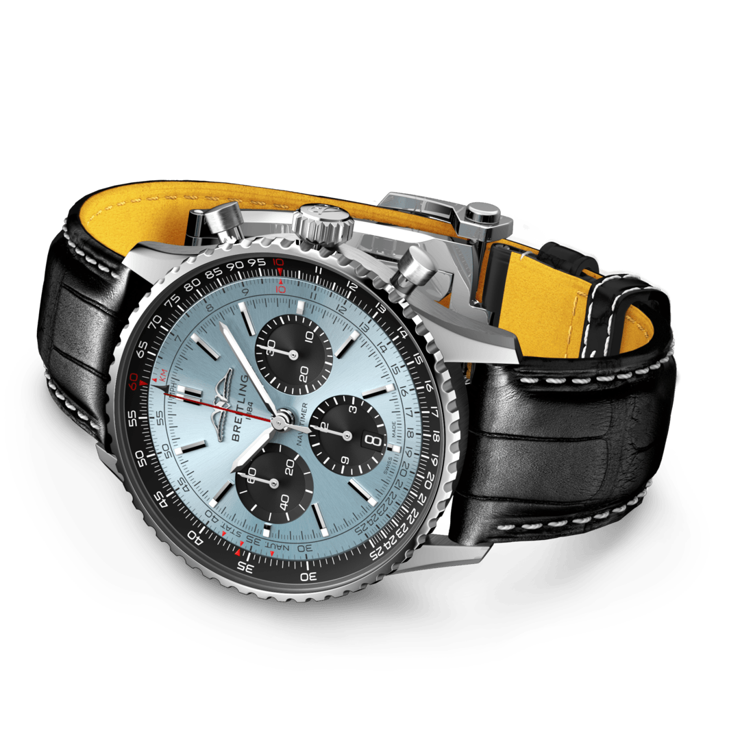 Breitling AB0138241C1P1 Breitling Navitimer B01 Chronograph 43 isblå