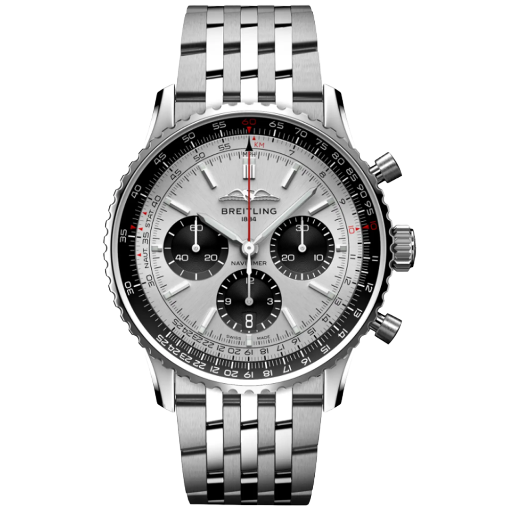 Breitling AB0138241G1A1 Breitling Navitimer B01 Chronograph 43 silver
