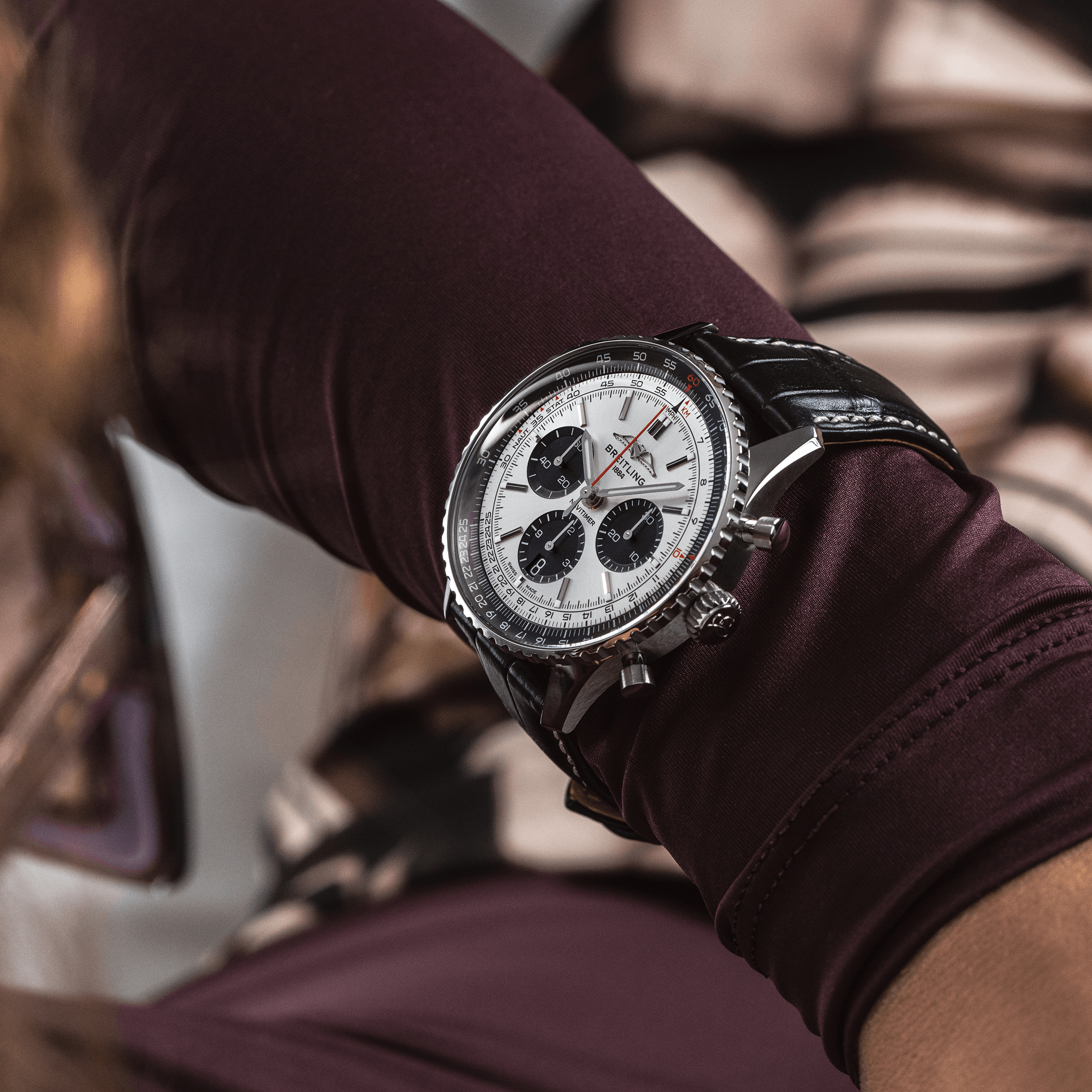 Breitling AB0138241G1P1 Breitling Navitimer B01 Chronograph 43 silver