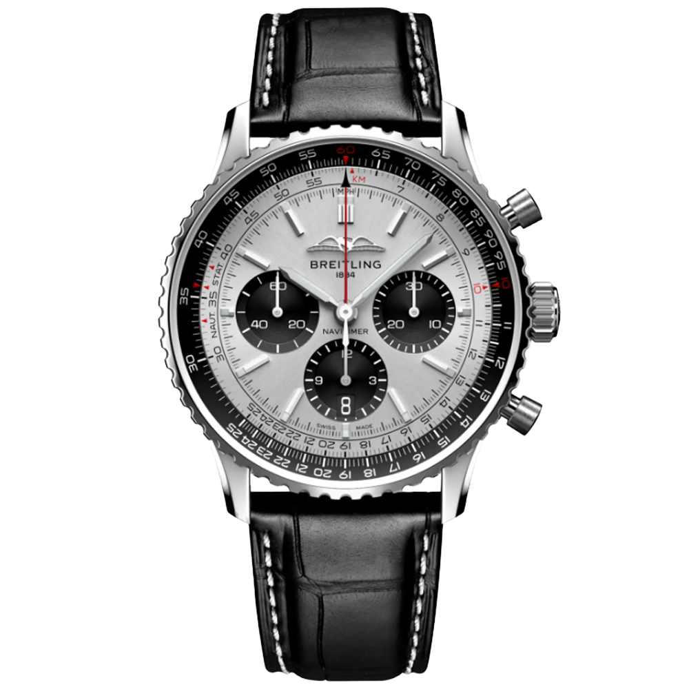 Breitling AB0138241G1P1 Breitling Navitimer B01 Chronograph 43 silver