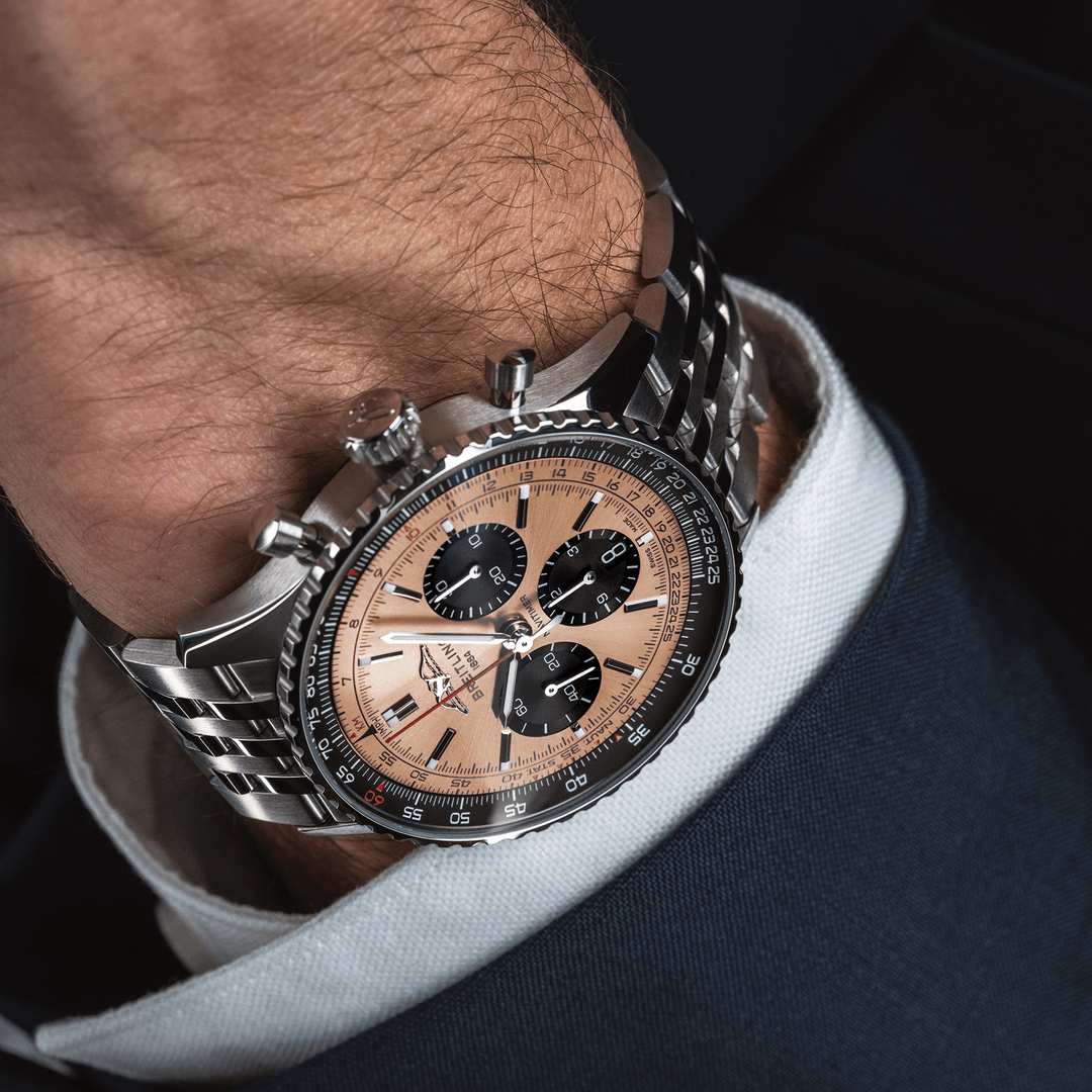 Breitling AB0138241K1A1 Breitling Navitimer B01 Chronograph 43 koppar