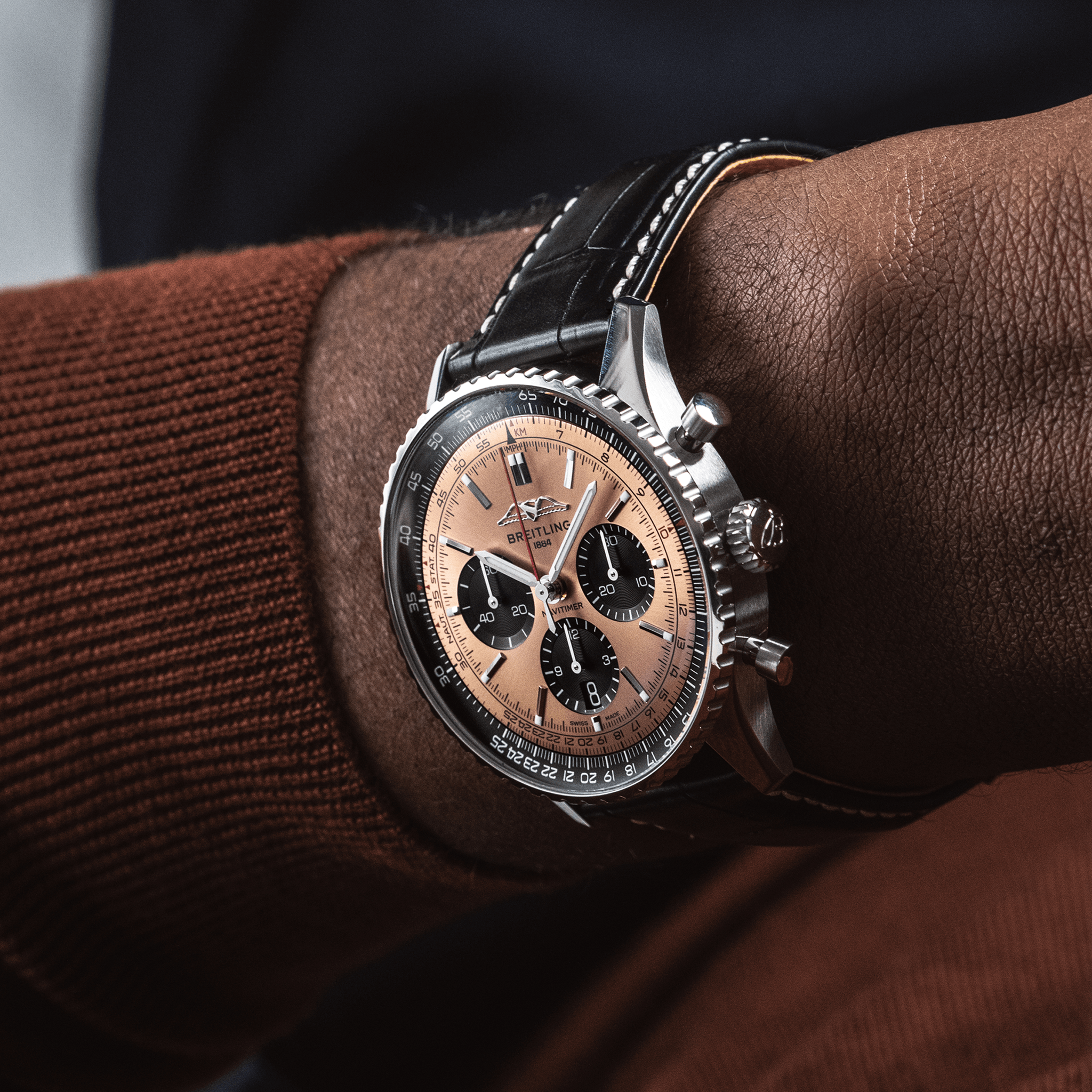 Breitling AB0138241K1P1 Breitling Navitimer B01 Chronograph 43 koppar
