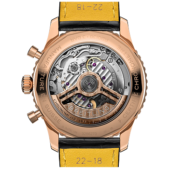 Breitling RB0138211B1P1 Breitling Navitimer B01 Chronograph 43 18 k roséguld baksida
