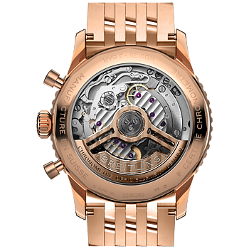 Breitling RB0139211G1R1 Breitling Navitimer B01 Chronograph 41 18 k roséguld baksida