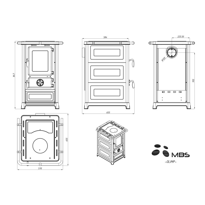 MBS Olymp Plus, 12 kW - 2