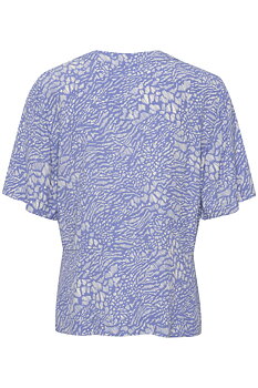 Saint Tropez Ilia Shirt Velvet Morning Animal Stripe