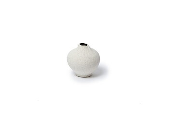 Vase LINE small Sand White