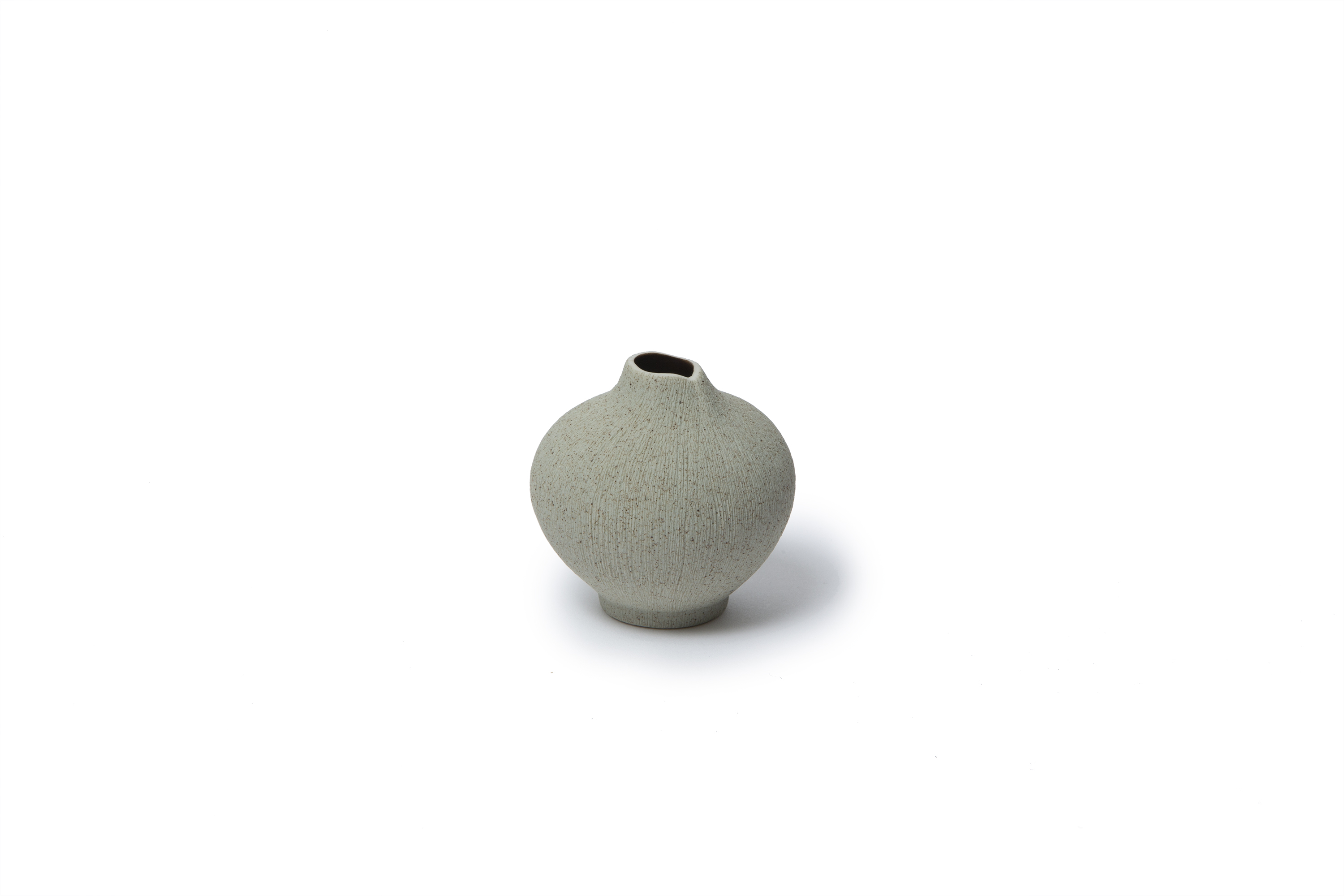 Vase LINE small Sand Grey
