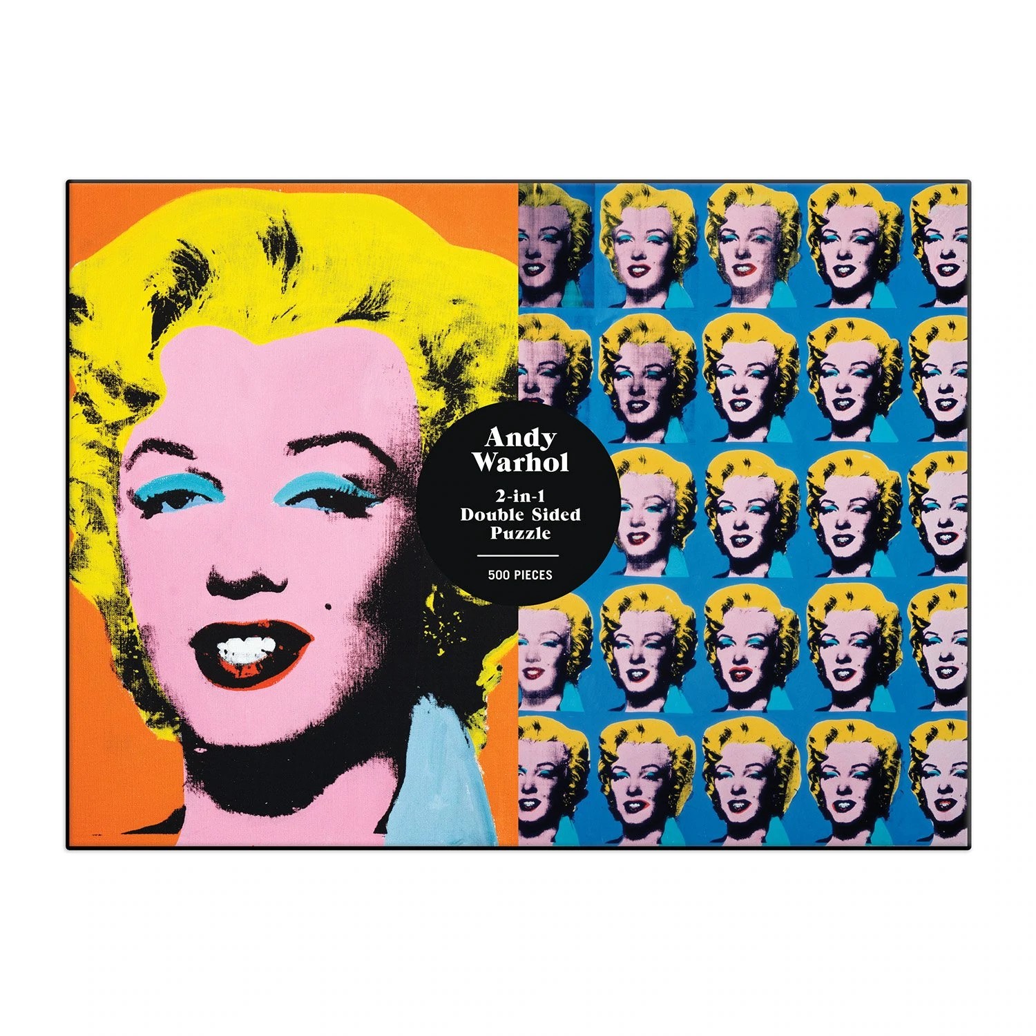 Warhol Marilyn Double-Sided 500 Piece Jigsaw Puzzle - 2