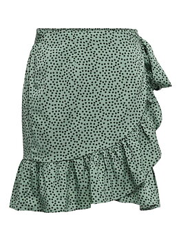 Only Olivia Wrap Skirt Chinois Green