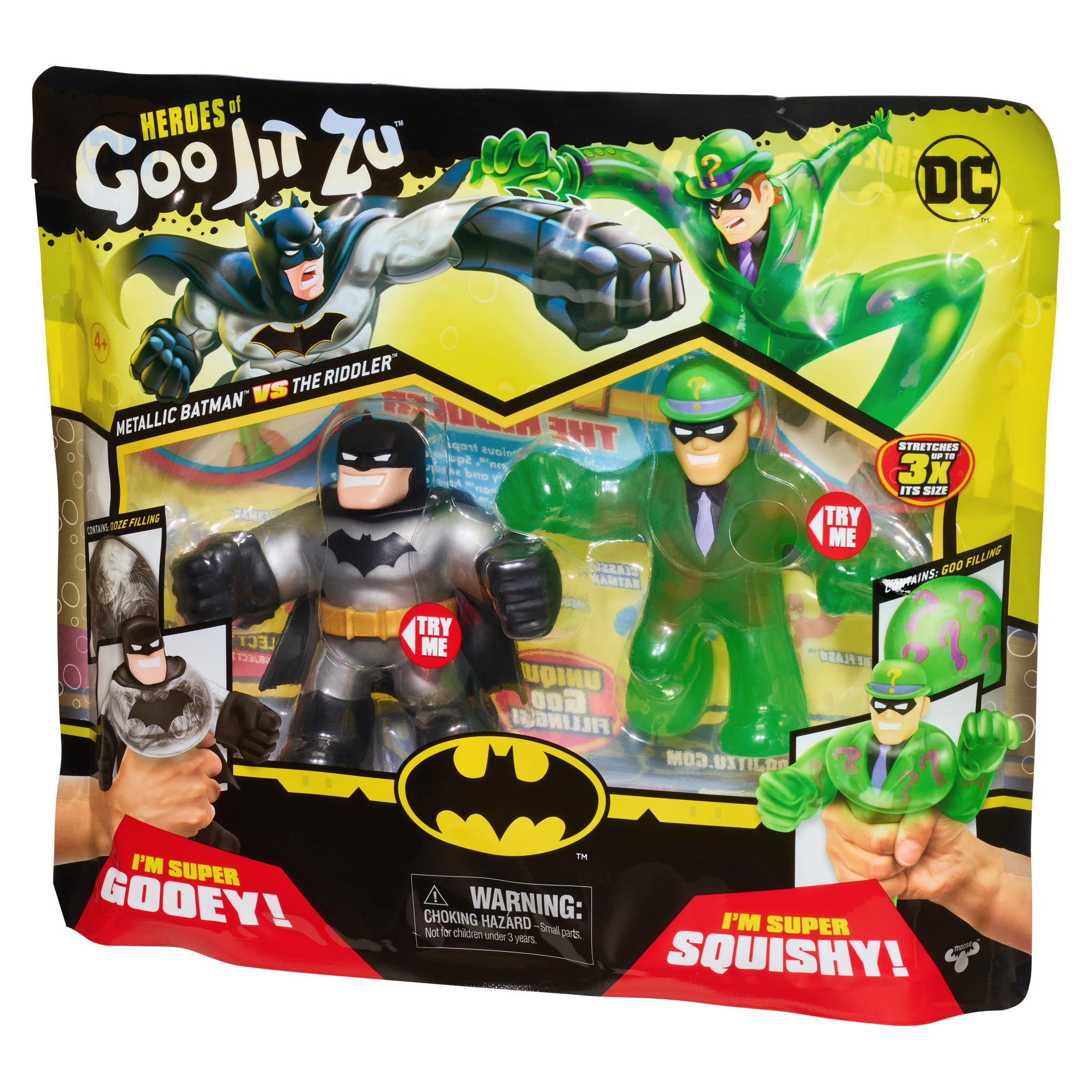 Goo Jit Zu Dc S3 Two Pack Batman Vs Riddler