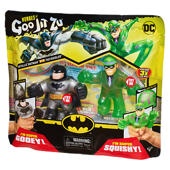 Goo Jit Zu Dc S3 Two Pack Batman Vs Riddler