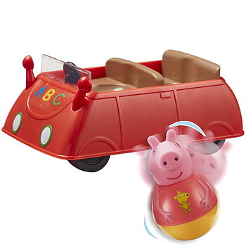 Greta Gris Weebles  Car & Weeble med Greta Gris Figur