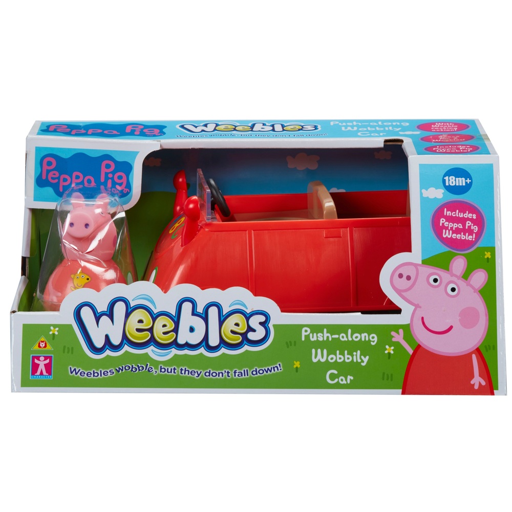 Greta Gris Weebles  Car & Weeble med Greta Gris Figur