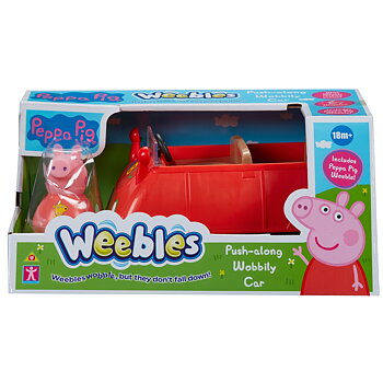 Greta Gris Weebles  Car & Weeble med Greta Gris Figur