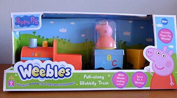 Greta Gris Weebles  Pull Along Wobbly