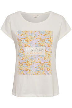 Cream Frigga T-shirt Vista Flower
